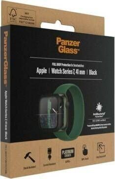 PanzerGlass Black цена и информация | Išmaniųjų laikrodžių ir apyrankių priedai | pigu.lt