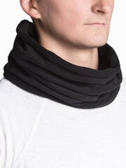 шарф-труба A063 - черный цена и информация | Мужские шарфы, шапки, перчатки | pigu.lt