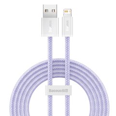 Telefono laidas Baseus Dynamic cable USB to Lightning, 2.4A, 2m, violetinis kaina ir informacija | Laidai telefonams | pigu.lt