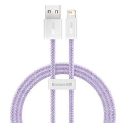 Кабель Baseus Dynamic cable USB to Lightning, 2.4A, 1 м (purple) цена и информация | Кабели для телефонов | pigu.lt