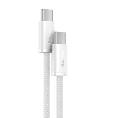 Cable USB-C to USB-C Baseus, 100W, 2m (white) цена и информация | Кабели для телефонов | pigu.lt