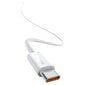 Cable USB-C to USB-C Baseus, 100W, 1m (white) kaina ir informacija | Laidai telefonams | pigu.lt