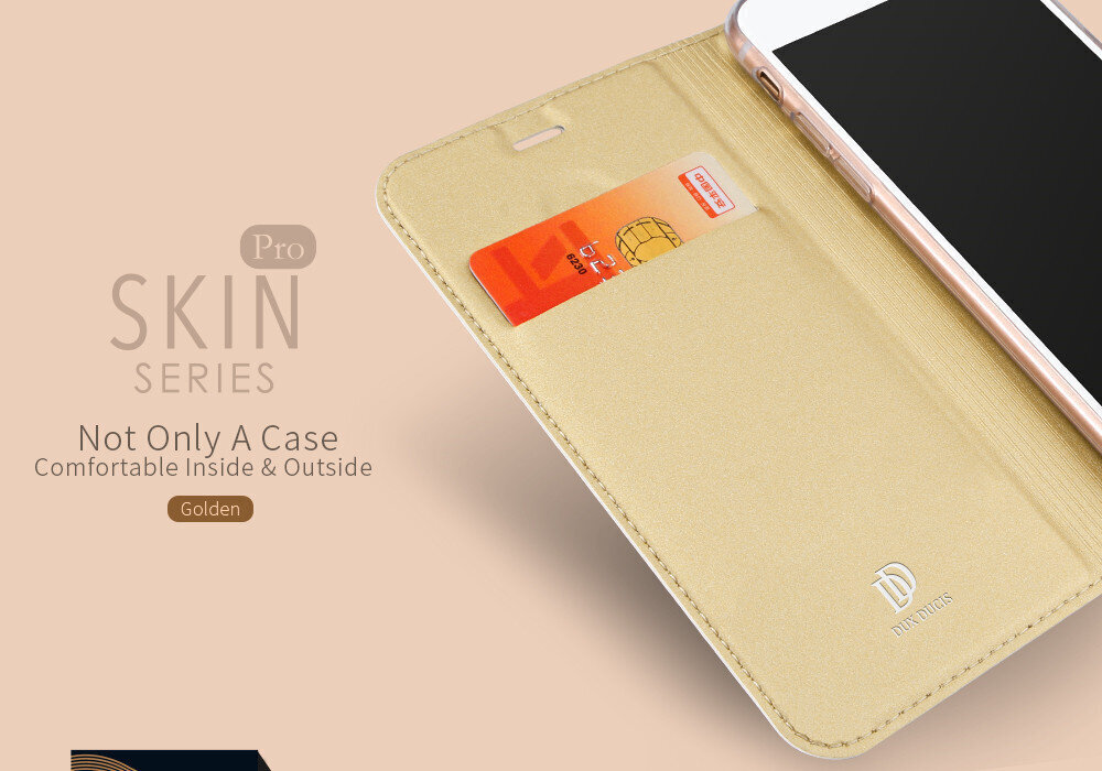 Dėklas telefonui Dux Ducis Skin Pro skirtas Xiaomi 11T / 11T Pro, auksinis kaina ir informacija | Telefono dėklai | pigu.lt