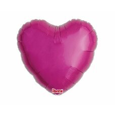 Helio balionai Ibrex Heart, metaliniai violetiniai, 35 cm, 5 vnt. kaina ir informacija | Balionai | pigu.lt