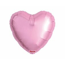 Гелиевый воздушный шарик Ibrex «Сердце», цвет розовый металлик, 35 см, 5 шт. цена и информация | Шарики | pigu.lt