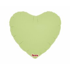 Helio balionai Ibrex Heart, žali pasteliniai atspalviai, 35 cm, 5 vnt. kaina ir informacija | Balionai | pigu.lt