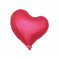 Helio balionai Ibrex Sweet Heart, metaliniai raudoni, 46 cm, 5 vnt. kaina ir informacija | Balionai | pigu.lt