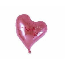 Helio balionas Ibrex Sweet Heart Ačiū, rožinis, 35 cm цена и информация | Шарики | pigu.lt