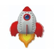 Folijinis balionas 24 colių FX – raketa, raudona kaina ir informacija | Balionai | pigu.lt