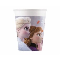 Бумажные стаканчики (WM), Frozen 2 (Disney), 200мл, 8 шт. (SUP этикетка) цена и информация | Праздничная одноразовая посуда | pigu.lt