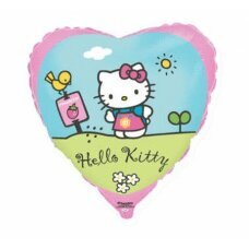 Folijinis balionas 18 FX Hello Kitty in the Garden, supakuotas цена и информация | Шарики | pigu.lt