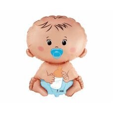 Folijinis balionas 24 FX Baby Boy, supakuotas kaina ir informacija | Balionai | pigu.lt