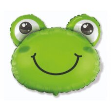 Folijinis balionas 24 FX Froggy, žalias, supakuotas цена и информация | Шарики | pigu.lt