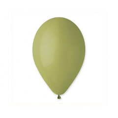 Lateksiniai balionai, 30 cm, 100 vnt, alyviai žali kaina ir informacija | Balionai | pigu.lt
