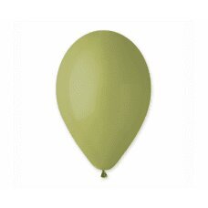 Pasteliniai balionai Olive Green, G120, 33 cm, 50 vnt. kaina ir informacija | Balionai | pigu.lt