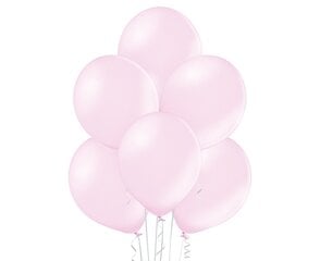 Lateksiniai balionai, 30 cm, 100 vnt, metalinė rožinė kaina ir informacija | Balionai | pigu.lt