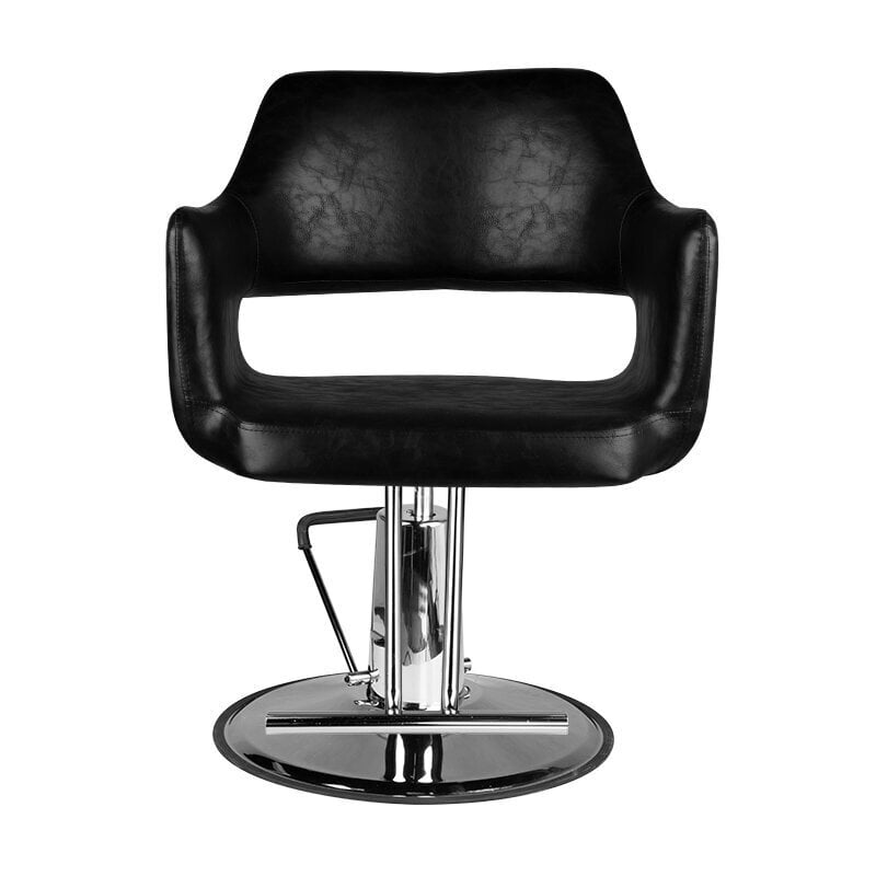 Profesionali kirpyklos kėdė Hair System SM339, juoda цена и информация | Baldai grožio salonams | pigu.lt
