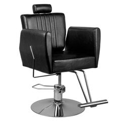 Профессиональное парикмахерское кресло для барбершопа HAIR SYSTEM 0-179 , черного цвета цена и информация | Мебель для салонов красоты | pigu.lt