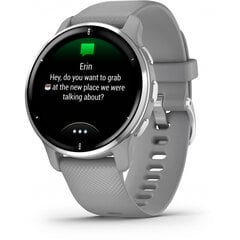 Garmin Venu 2 Plus, 43 mm, powder gray, 010-02496-10 kaina ir informacija | Išmanieji laikrodžiai (smartwatch) | pigu.lt