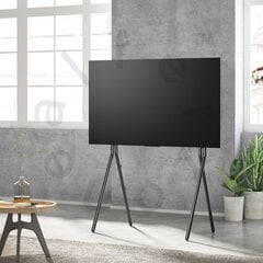 Напольная подставка для телевизора Alterzone Steel 49 "-70", черная цена и информация | Кронштейны для монитора | pigu.lt