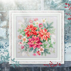 Siuvinėjimo rinkinys Magic Needle Flower Magic.Poinsettia 214-273 kaina ir informacija | Siuvinėjimo priemonės | pigu.lt