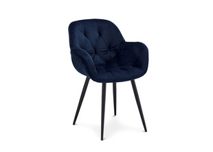 2-jų valgomojo kėdžių komplektas Salina, mėlynas kaina ir informacija | Virtuvės ir valgomojo kėdės | pigu.lt