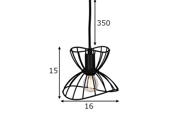 Globen Lighting lubinis šviestuvas Ray kaina ir informacija | Lubiniai šviestuvai | pigu.lt