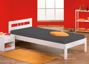 Кровать A2A Fana, 90x200 см, белый цвет цена и информация | Кровати | pigu.lt