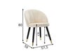 Valgomojo kėdė Glam, smėlio spalvos kaina ir informacija | Virtuvės ir valgomojo kėdės | pigu.lt