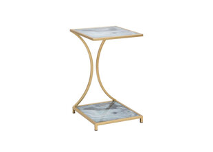 Šoninis staliukas Glam, 35x35x55 cm, auksinės spalvos kaina ir informacija | Kavos staliukai | pigu.lt