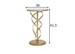 Šoninis staliukas Glam, 38x61,5 cm, auksinės spalvos kaina ir informacija | Kavos staliukai | pigu.lt