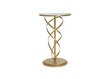 Šoninis staliukas Glam, 38x61,5 cm, auksinės spalvos kaina ir informacija | Kavos staliukai | pigu.lt