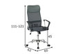 Biuro kėdė A2A, pilka kaina ir informacija | Biuro kėdės | pigu.lt