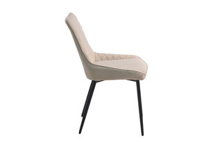 2-jų valgomojo kėdžių komplektas Mob, smėlio spalvos kaina ir informacija | Virtuvės ir valgomojo kėdės | pigu.lt
