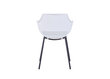 2-jų valgomojo kėdžių komplektas Sit, baltas kaina ir informacija | Virtuvės ir valgomojo kėdės | pigu.lt