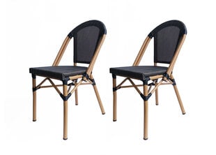 2-jų lauko kėdžių komplektas Sit, pilkas kaina ir informacija | Lauko kėdės, foteliai, pufai | pigu.lt