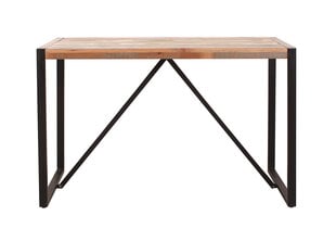 Stalas Fiume, 70 x 120 cm, rudas kaina ir informacija | Virtuvės ir valgomojo stalai, staliukai | pigu.lt