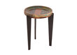 Šoninis staliukas Fiume 39, rudas/įvairių spalvų kaina ir informacija | Kavos staliukai | pigu.lt