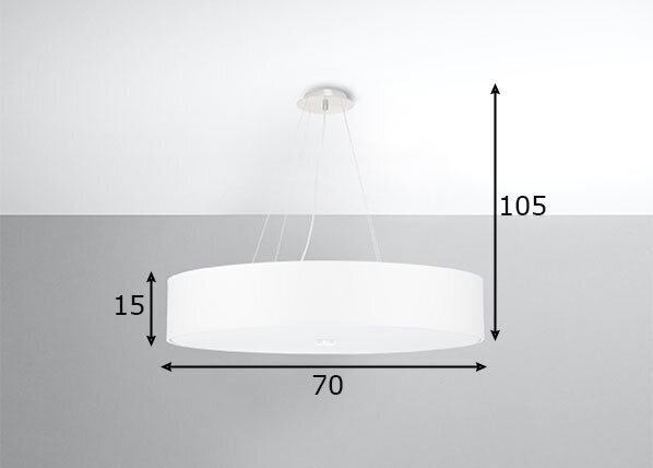 Sollux lubinis šviestuvas Skala 70 kaina ir informacija | Lubiniai šviestuvai | pigu.lt