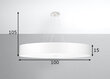 Sollux lubinis šviestuvas Skala 100 kaina ir informacija | Lubiniai šviestuvai | pigu.lt