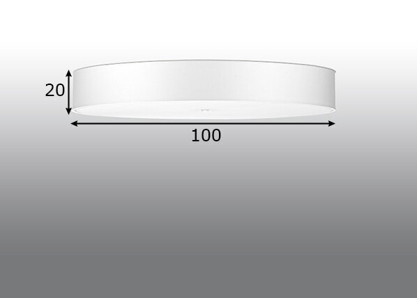 Sollux lubinis šviestuvas Skala 100 цена и информация | Lubiniai šviestuvai | pigu.lt