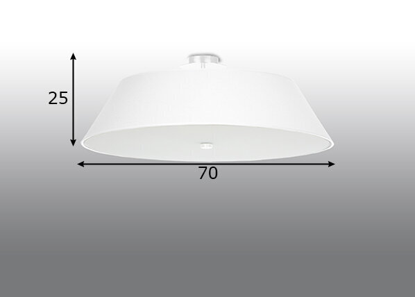 Sollux lubinis šviestuvas Vega 70 kaina ir informacija | Lubiniai šviestuvai | pigu.lt