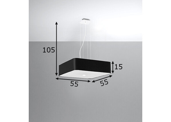 Sollux lubinis šviestuvas Lokko 55 цена и информация | Lubiniai šviestuvai | pigu.lt