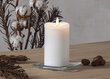 LED žvakė Flamme, balta kaina ir informacija | Žvakės, Žvakidės | pigu.lt