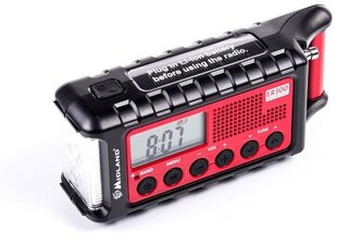 Midland ER300 avarinis saulės įkroviklis, Dinamo, Powerbank AM/FM radijas kaina ir informacija | Radijo stotelės, racijos | pigu.lt