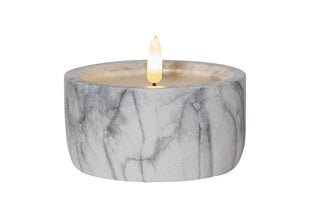 Светодиодная свеча Flamme Marble. цена и информация | Подсвечники, свечи | pigu.lt