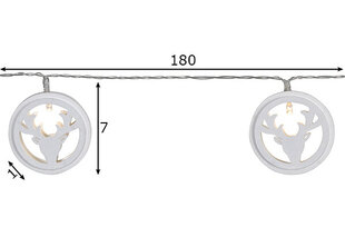 Рождественская гирлянда 10 LED цена и информация | Рождественское украшение CA1031, 10 см | pigu.lt