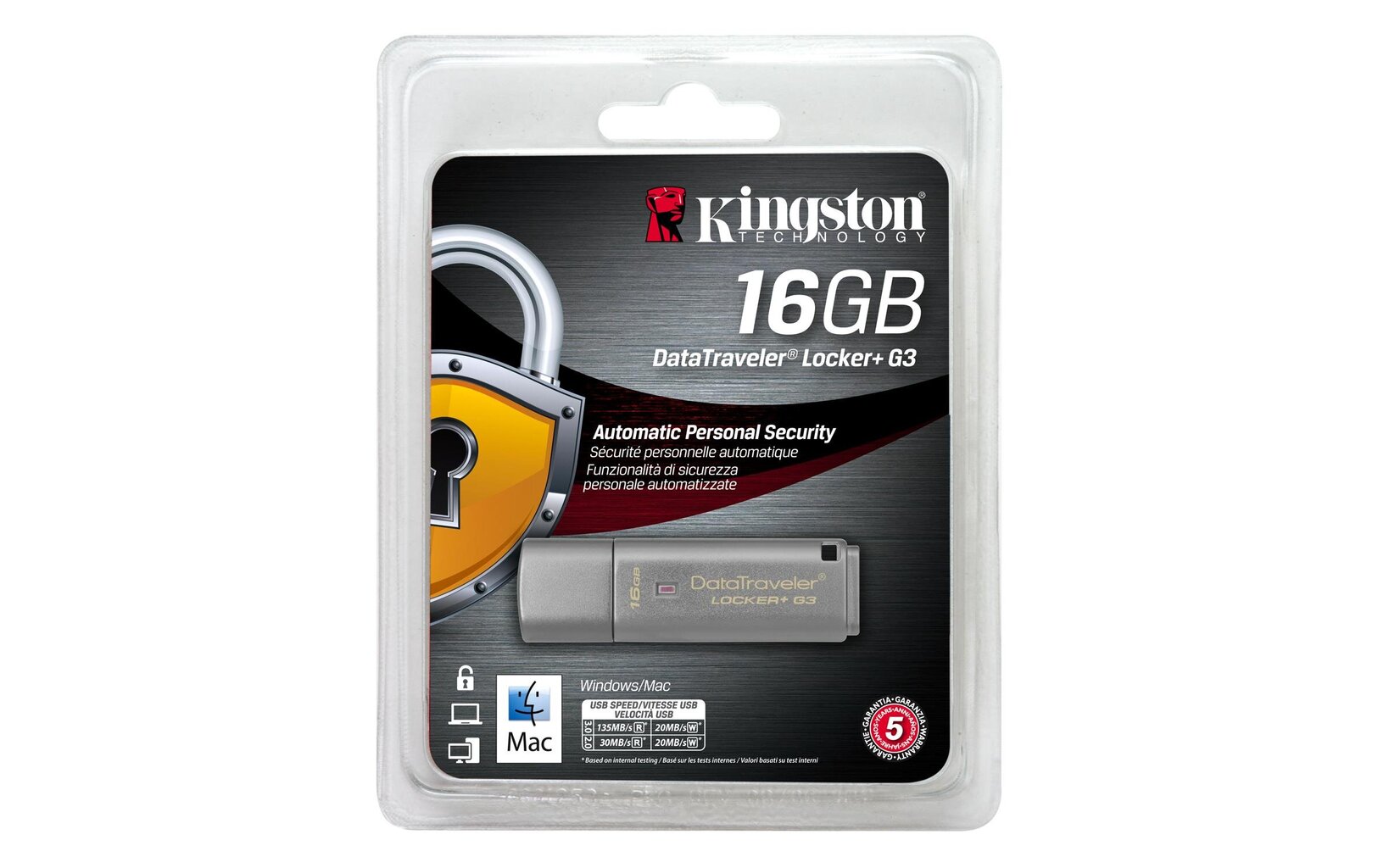 Atmintinė Kingston Data Traveler DTLPG3 16GB, USB 3.0 цена и информация | USB laikmenos | pigu.lt