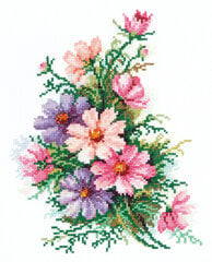 Siuvinėjimo rinkinys Magic Needle Cosmos Flowers 40-54 kaina ir informacija | Siuvinėjimo priemonės | pigu.lt
