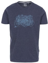 Marškinėliai vyrams Trespass, mėlyni kaina ir informacija | Vyriški marškinėliai | pigu.lt